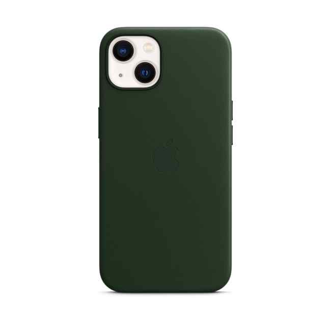 Apple iPhone 13 Leather Case with MagSafe Sequoia Green