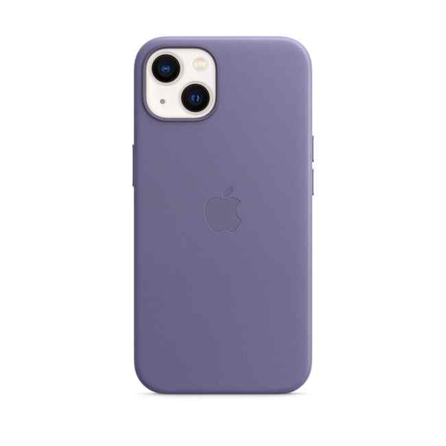Apple iPhone 13 Leather Case with MagSafe Wisteria