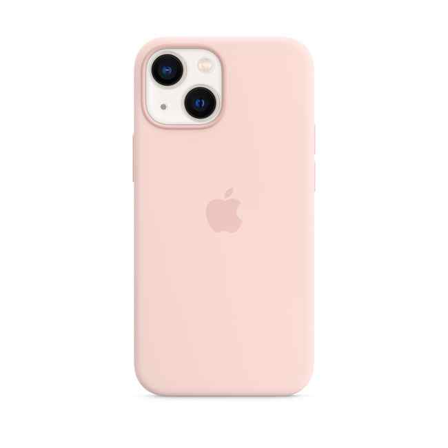 Apple iPhone 13 mini Silicone Case with MagSafe Chalk Pink