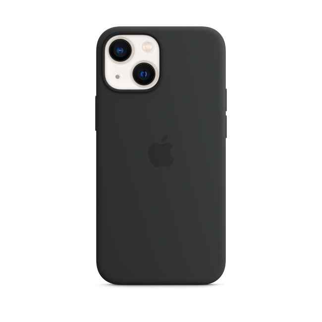 Husă Apple iPhone 13 mini Silicone Case with MagSafe Midnight
