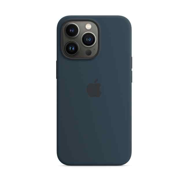 Чехол Apple iPhone 13 Pro Silicone Case with MagSafe Abyss Blue