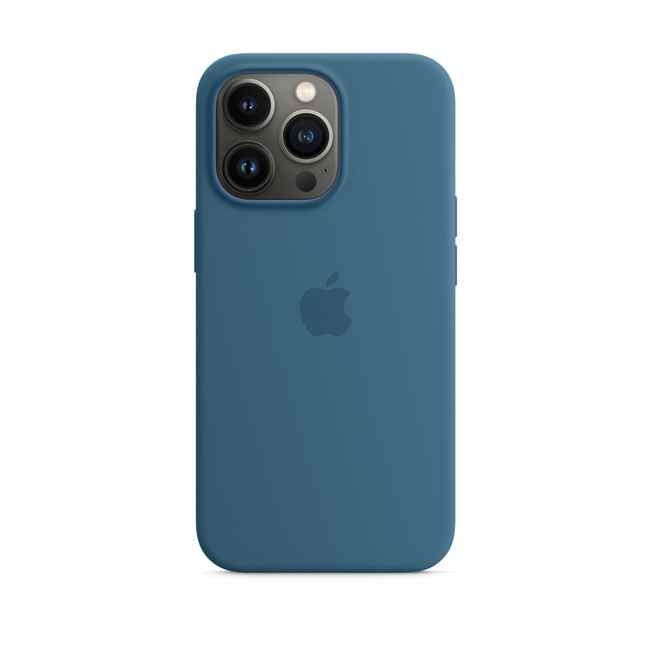 Apple iPhone 13 Pro Max Silicone Case with MagSafe Blue Jay