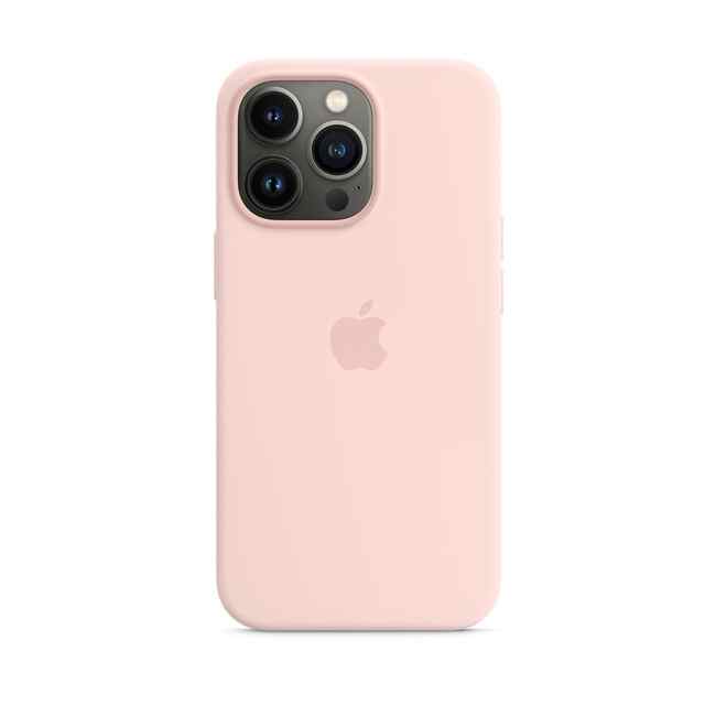 Husă Apple iPhone 13 Pro Max Silicone Case with MagSafe Chalk Pink