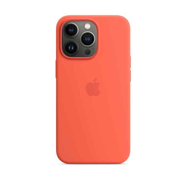 Чехол Apple iPhone 13 Pro Max Silicone Case with MagSafe Nectarine