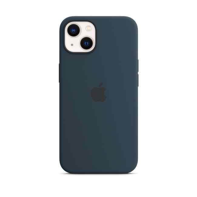 Чехол Apple iPhone 13 Silicone Case with MagSafe Abyss Blue