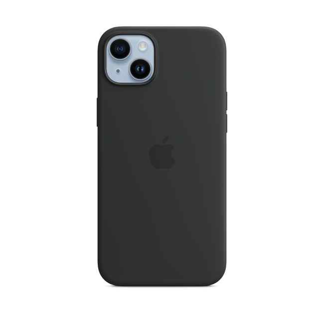 Husă Apple iPhone 14 Plus Silicone Case with MagSafe Midnight