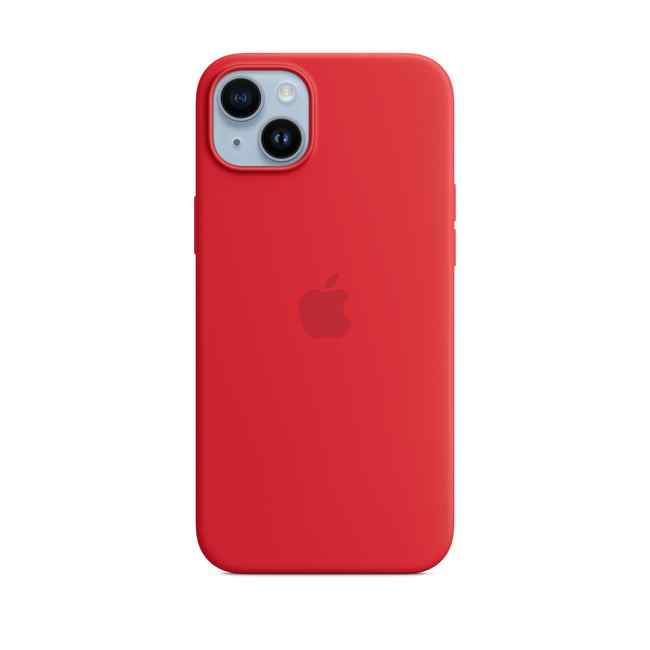 Apple iPhone 14 Plus Silicone Case with MagSafe (PRODUCT)RED