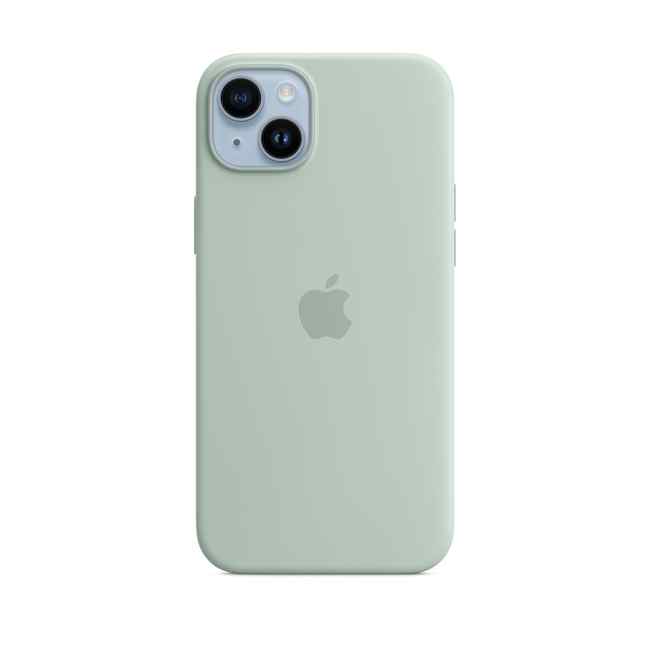 Husă Apple iPhone 14 Plus Silicone Case with MagSafe Succulent