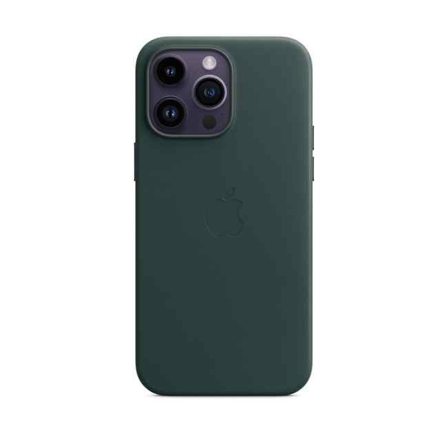 Husă Apple iPhone 14 Pro Max Leather Case with MagSafe Forest Green