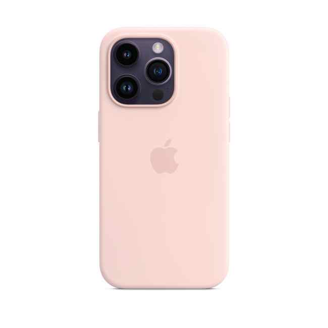 Чехол Apple iPhone 14 Pro Silicone Case with MagSafe Chalk Pink