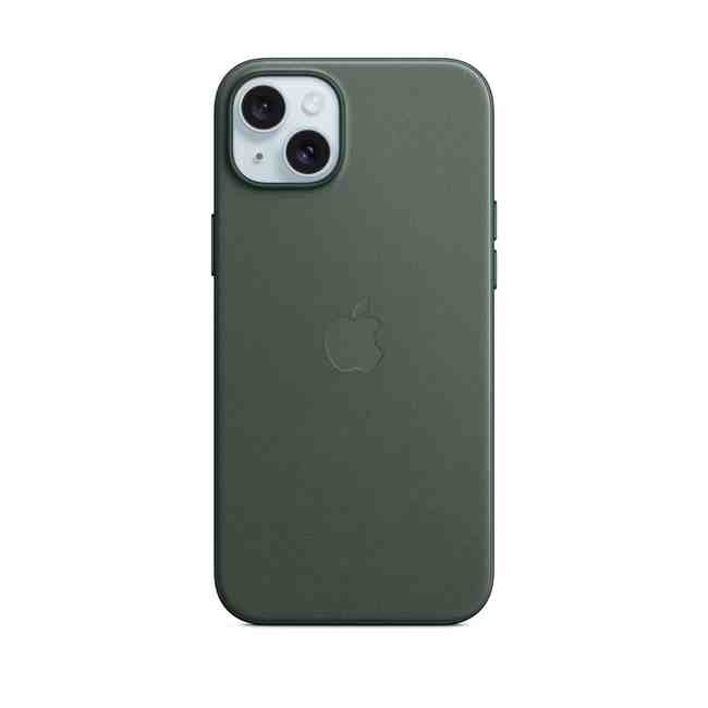 Apple iPhone 15 Plus FineWoven Case with MagSafe - Evergreen