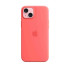Apple iPhone 15 Plus Silicone Case with MagSafe - Guava Husă