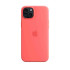 Apple iPhone 15 Plus Silicone Case with MagSafe - Guava Husă