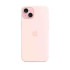 Apple iPhone 15 Plus Silicone Case with MagSafe - Light Pink Husă