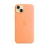 Apple iPhone 15 Plus Silicone Case with MagSafe - Orange Sorbet Чехол