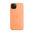 Apple iPhone 15 Plus Silicone Case with MagSafe - Orange Sorbet Husă