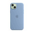 Apple iPhone 15 Plus Silicone Case with MagSafe - Winter Blue Husă
