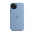 Apple iPhone 15 Plus Silicone Case with MagSafe - Winter Blue Husă