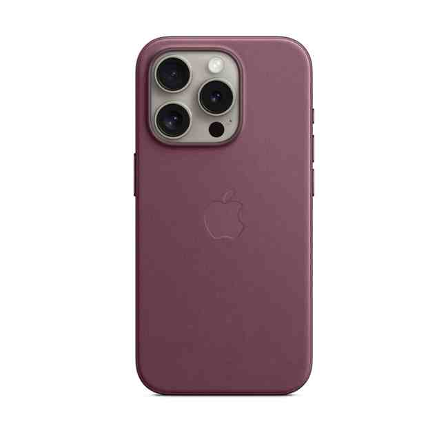 Apple iPhone 15 Pro FineWoven Case with MagSafe - Mulberry