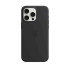 Apple iPhone 15 Pro Max Silicone Case with MagSafe - Black Husă