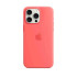 Apple iPhone 15 Pro Max Silicone Case with MagSafe - Guava Чехол