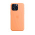 Apple iPhone 15 Pro Max Silicone Case with MagSafe - Orange Sorbet Husă