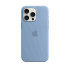 Apple iPhone 15 Pro Max Silicone Case with MagSafe - Winter Blue Husă