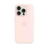 Apple iPhone 15 Pro Silicone Case with MagSafe - Light Pink Чехол