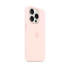 Apple iPhone 15 Pro Silicone Case with MagSafe - Light Pink Чехол