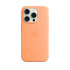 Apple iPhone 15 Pro Silicone Case with MagSafe - Orange Sorbet Husă