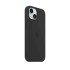 Apple iPhone 15 Silicone Case with MagSafe - Black Чехол