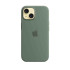 Apple iPhone 15 Silicone Case with MagSafe - Cypress Husă