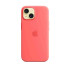 Apple iPhone 15 Silicone Case with MagSafe - Guava Husă