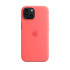 Apple iPhone 15 Silicone Case with MagSafe - Guava Чехол