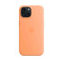 Apple iPhone 15 Silicone Case with MagSafe - Orange Sorbet Husă