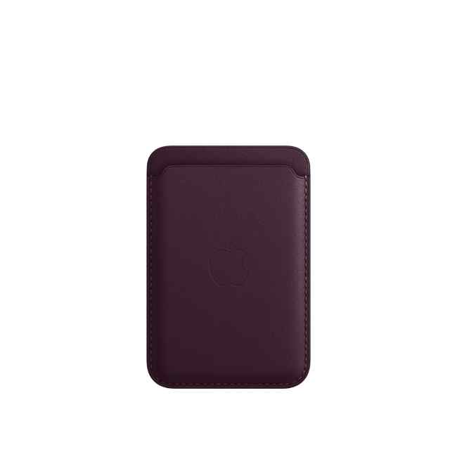 Portofel Apple iPhone Leather Wallet with MagSafe Dark Cherry