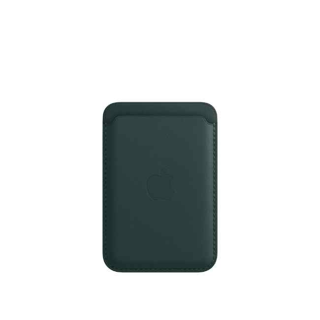 Portofel Apple iPhone Leather Wallet with MagSafe Forest Green