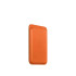 Portofel Apple iPhone Leather Wallet with MagSafe Orange