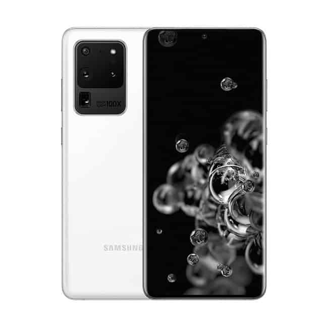 Samsung Galaxy S20 Ultra 5G 256GB, Cloud White