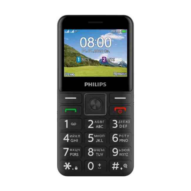 Philips Xenium E207, Black