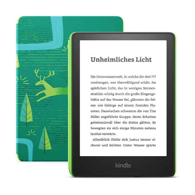 Электронная Книга Amazon Kindle Paperwhite Kids (2021) Emerald Forest