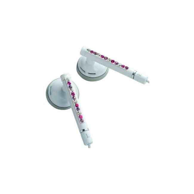 Elecom Gem Drops White Pink E11010