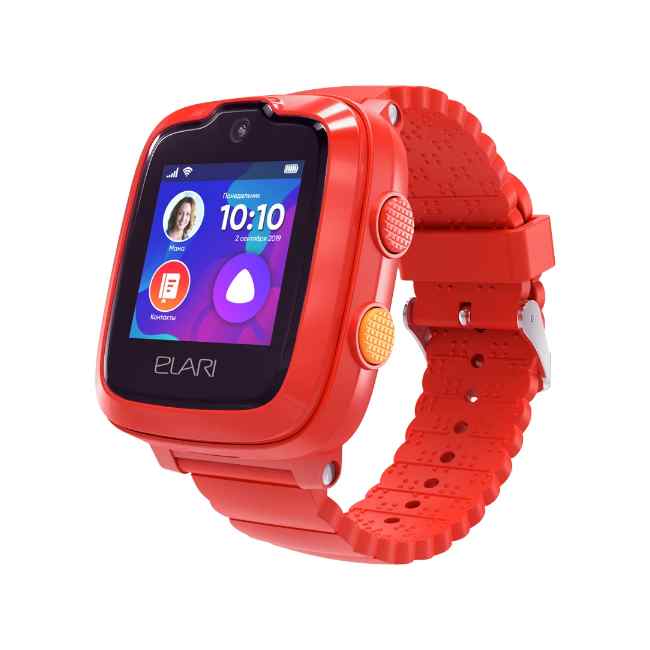 Ceas cu GPS pentru copii Elari KidPhone 4G Red