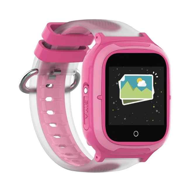 Ceas cu GPS pentru copii Wonlex KT08 Pink