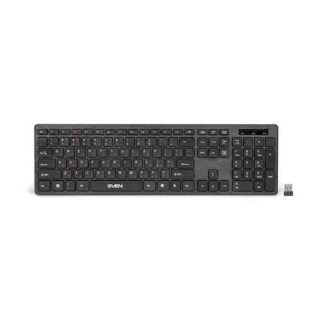 Sven Standart Slim KB-E5900W Black