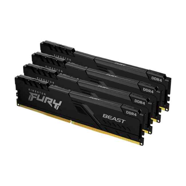 Kingston Fury Beast DDR4 2666 MHz 4x8GB 32GB KF426C16BBK4/32