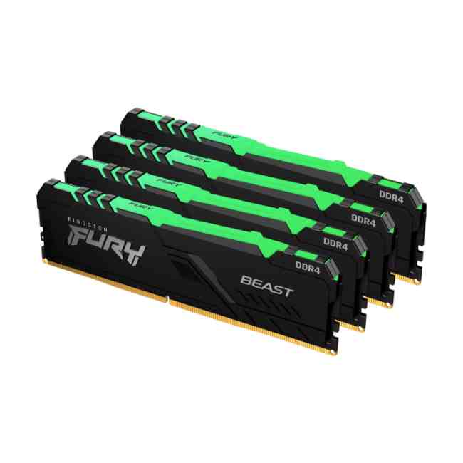 Kingston Fury Beast RGB DDR4 3600 MHz 4x8GB 32GB KF436C17BBAK4/32