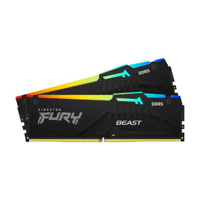 Kingston Fury Beast RGB DDR5 6000 MHz 2x32GB 64GB KF560C40BBAK2/64