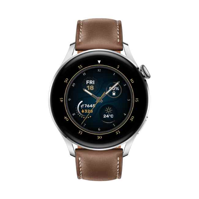 Huawei Watch 3 Brown 46mm Brown Leather Strap