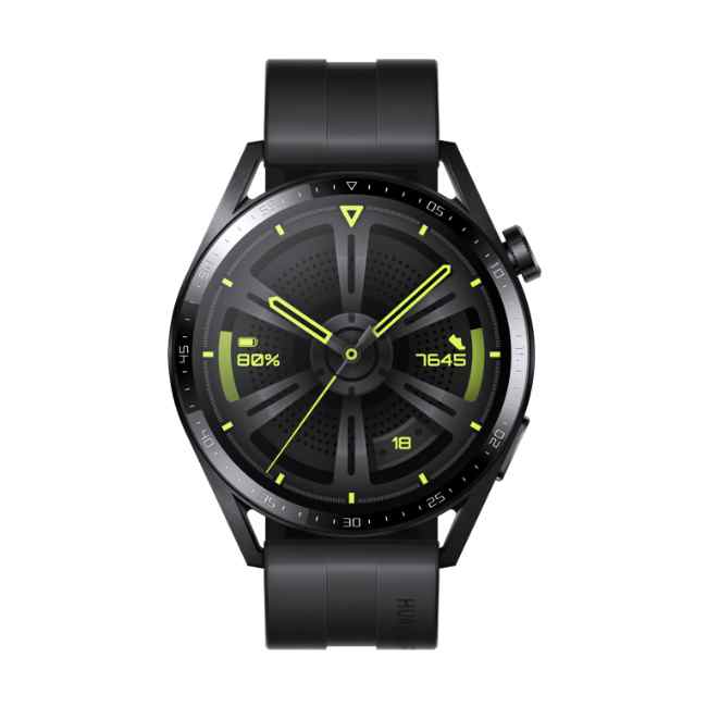 Huawei Watch GT 3 Active Black 46mm Black Fluoroelastomer Strap